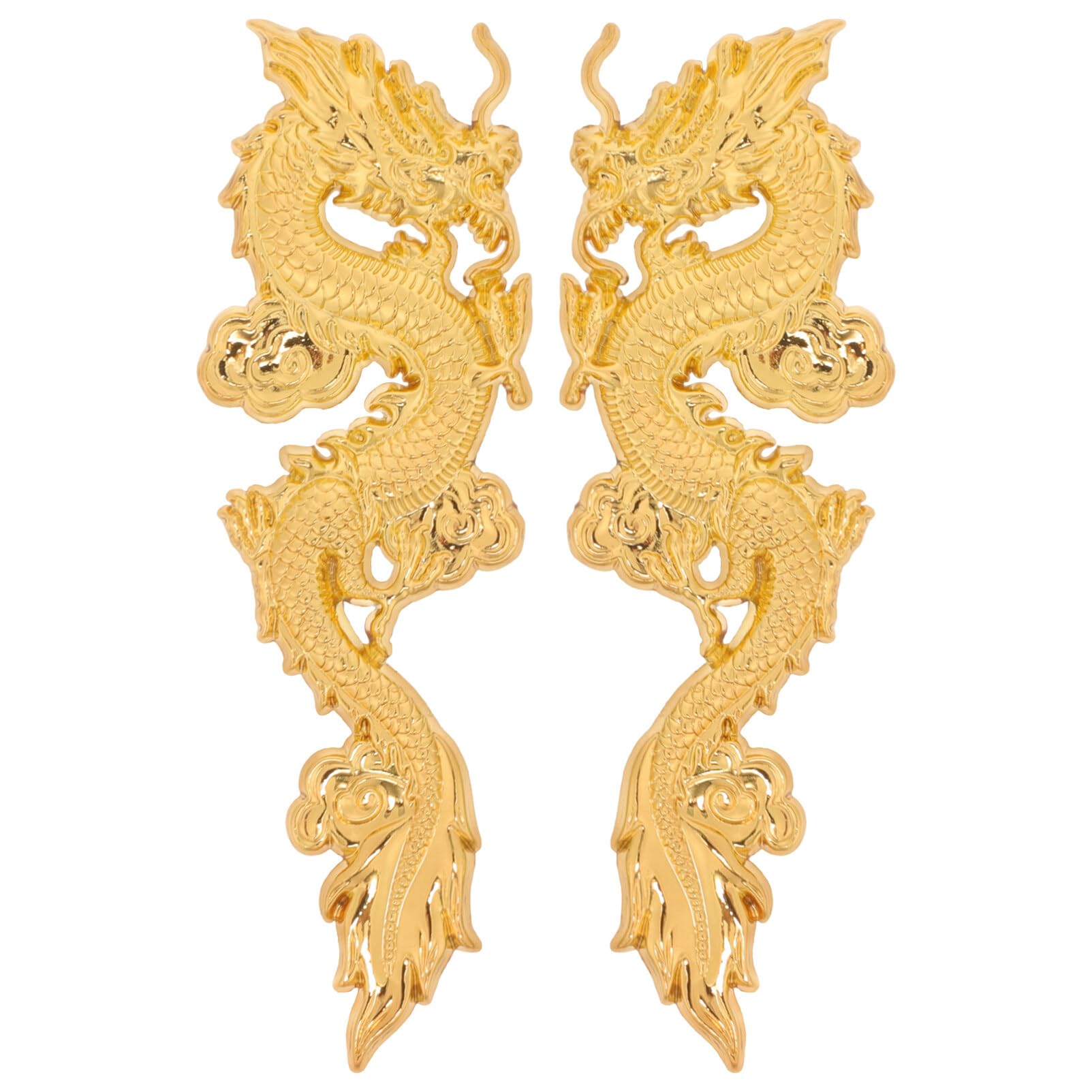 Drachen Auto Embleme Aufkleber Abzeichen 2 Stück 3D Metall Drachen Aufkleber Auto Dekorationen Für Chinesische Neujahrsdekorationen 2024 A Drachen Auto Embleme Aufkleber Abzeichen 2 Stück 3D Metall Drachen Aufkleber Auto Dekorationen Für Chinesische Neujahrsdekorationen 2024 A von GALPADA