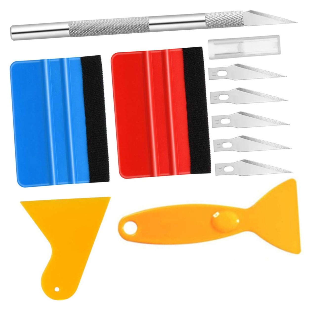 GALPADA 1 Satz Film-Tool Auto Farbfolie Tönungswerkzeug-Kit Fenstertönung Vinyl Werkzeugkasten für Autofolien Werkzeugsatz zum Tönen von Autofensterfolien Rostfreier Stahl GALPADA 1 Satz Film-Tool Auto Farbfolie Tönungswerkzeug-Kit Fenstertönung Vinyl Werkzeugkasten für Autofolien Werkzeugsatz zum Tönen von Autofensterfolien Rostfreier Stahl von GALPADA