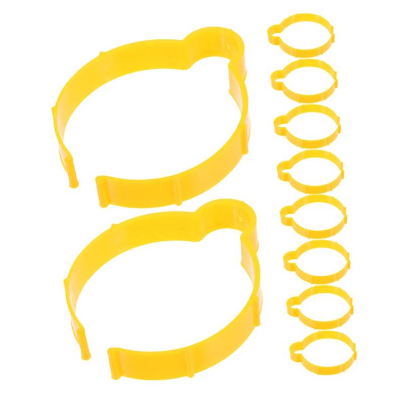 GALPADA 10 Stück Farbwechselnder Filmclip Autofolierung Folienwerkzeug Vinyl Halterung Auto Folie Werkzeug Filmverpackungshalter Befestigungsklammern für Vinylfolie Plastik Yellow von GALPADA