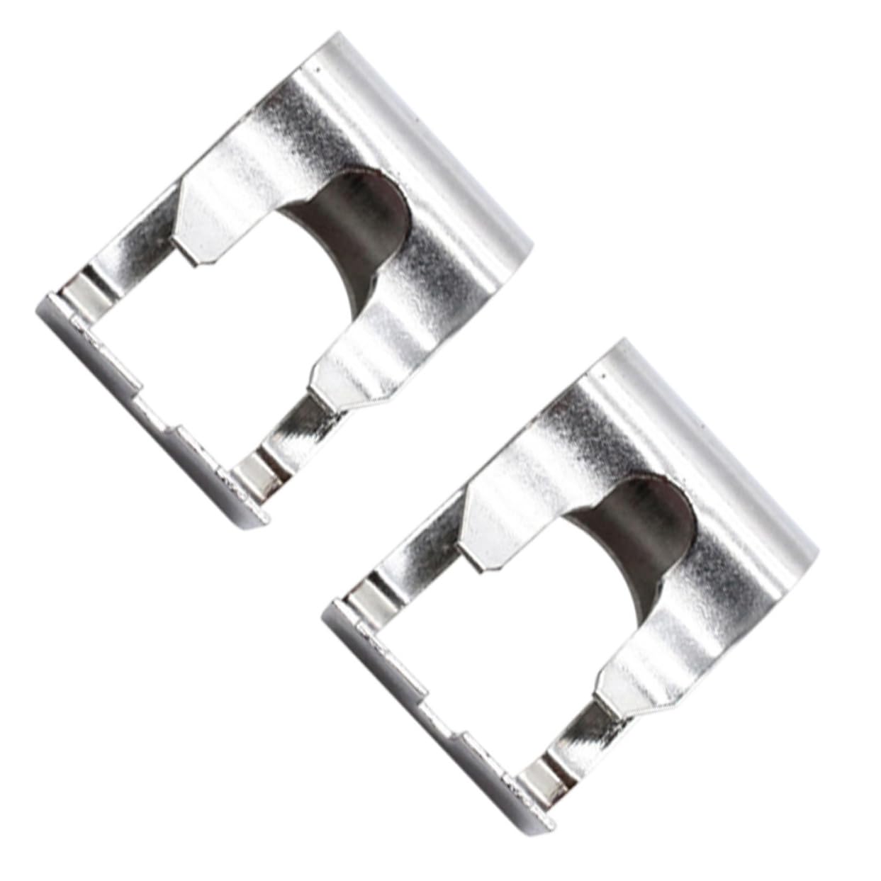 GALPADA 2 Stück Wischermotor -reparaturclip Scheibenwischer Universal- Wischer Verbindungsclip Auto Wischer Versorgung Wischerschnalle Wischer Zubehör Wischerclip Silber Rostfreier Stahl von GALPADA