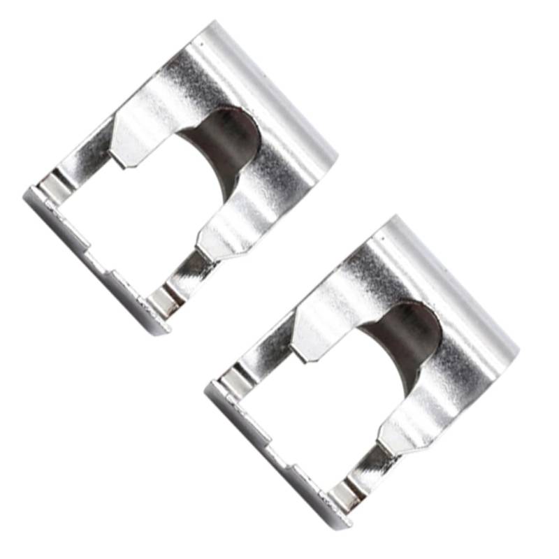 GALPADA 2 Stück Wischermotor -reparaturclip Scheibenwischer Universal- Wischer Verbindungsclip Auto Wischer Versorgung Wischerschnalle Wischer Zubehör Wischerclip Silber Rostfreier Stahl von GALPADA