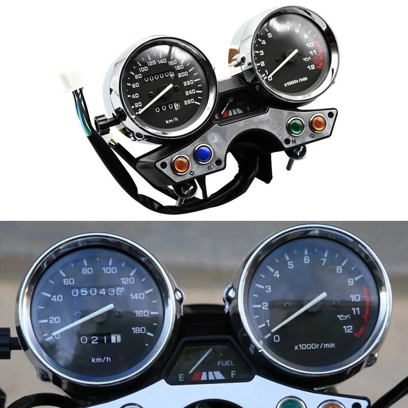 Ultraklar Digitaler Motorradtacho Motorrad 260 Tachoanzeige Cluster Drehzahlmesser Kilometerzähler Instrument Für XJR1200 Meter XJR 1200 1994-1997 Digitaler Tachometer von GALSOR