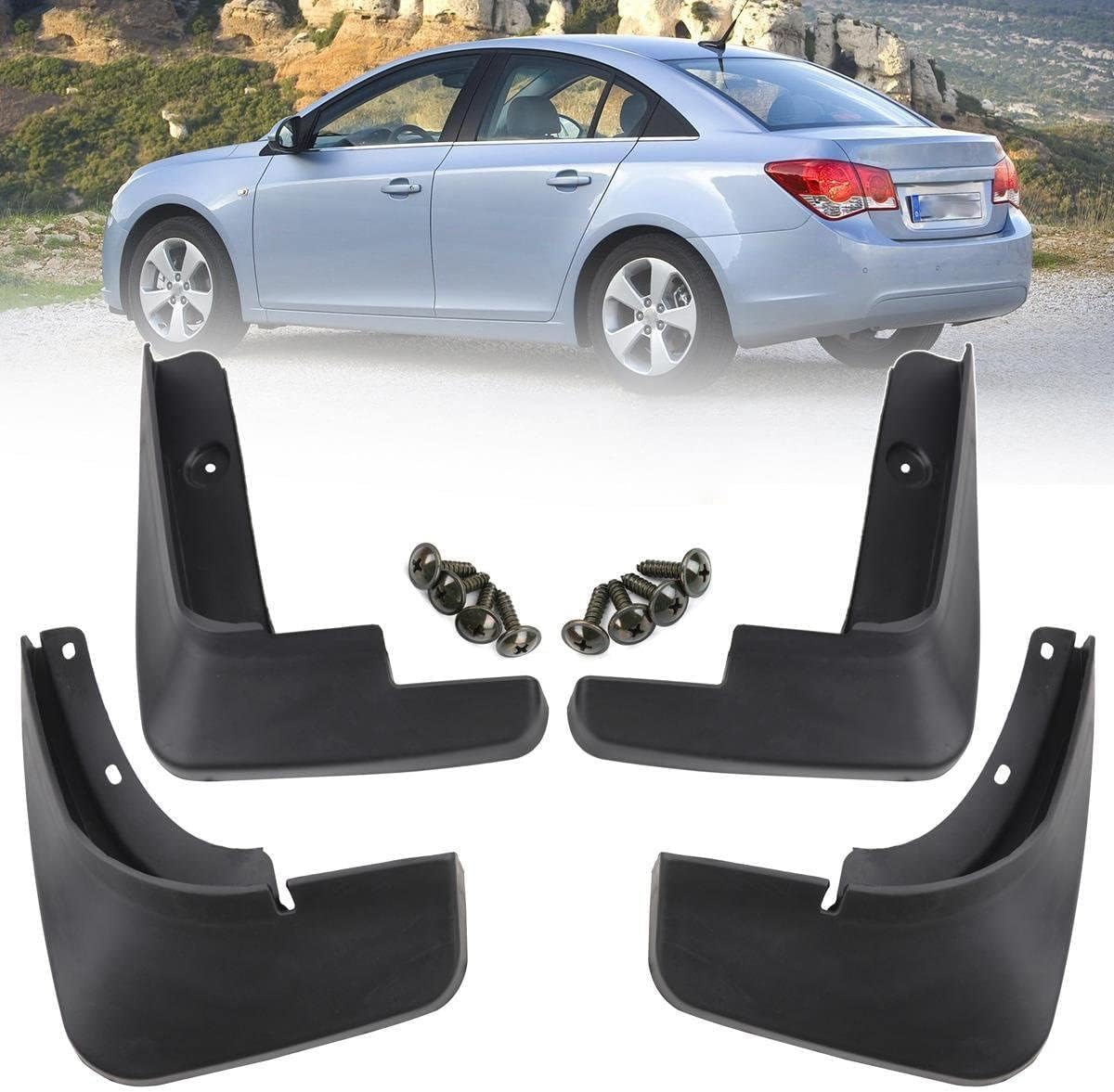 4 Stücke Auto Schmutzfänger Kotflügel für Cruze Hatchback Sedan 2009-2013 2014 2015 2016, Vorne Hinten Kotflügelschutz Schlamm Klappen Zubehör Protection von GAMIRA