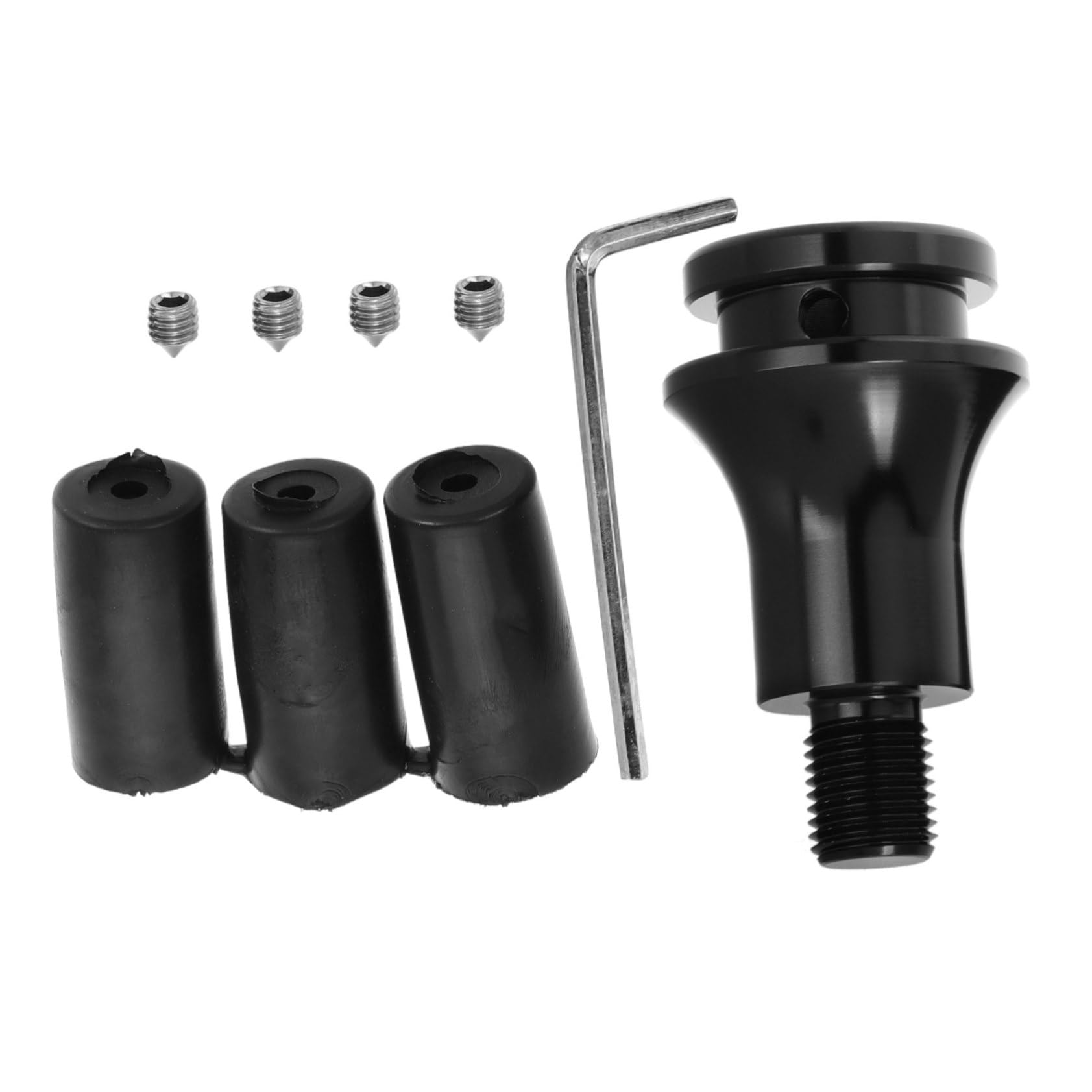 GANAZONO 1 Satz Zahnstangenanschluss Auto-Universal-Schaltknauf-Adapter Schaltstoppblock Auto-Schaltmanschettenhalter Schaltknauf-Adaptersatz Autozubehör Aluminiumlegierung Schwarz GANAZONO 1 Satz Zahnstangenanschluss Auto-Universal-Schaltknauf-Adapter Schaltstoppblock Auto-Schaltmanschettenhalter Schaltknauf-Adaptersatz Autozubehör Aluminiumlegierung Schwarz von GANAZONO