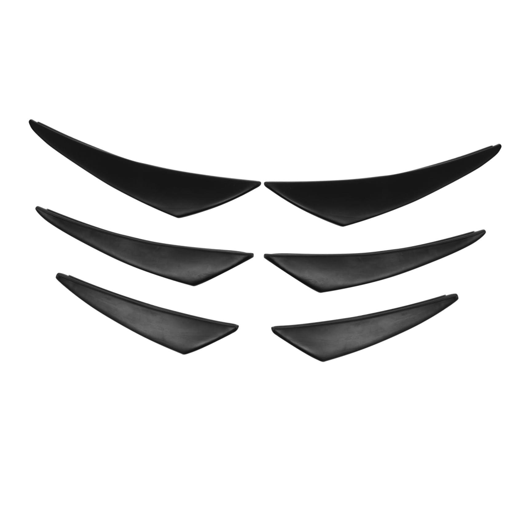 GANAZONO 1Satz Auto Stoßstange Lip Splitter Flossen Spoiler Glänzender Schwarzer Diffusor für Frontstoßstange Einsetzbar Installieren für Fahrzeuge GANAZONO 1Satz Auto Stoßstange Lip Splitter Flossen Spoiler Glänzender Schwarzer Diffusor für Frontstoßstange Einsetzbar Installieren für Fahrzeuge von GANAZONO