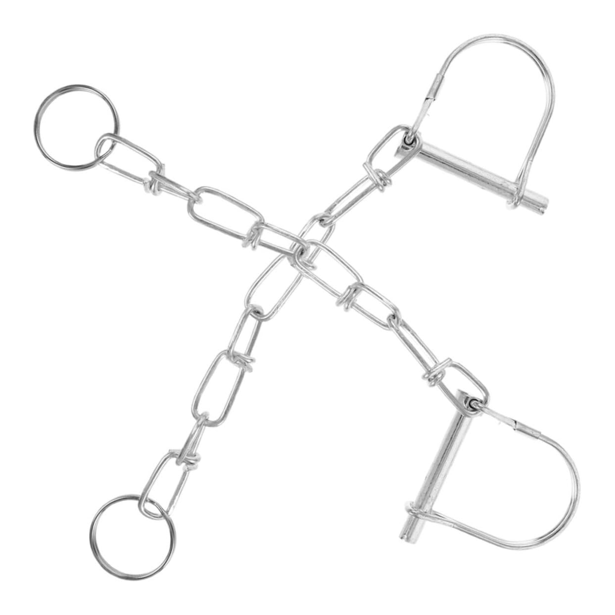 GANAZONO 2 Stück Anhänger Stecker Anhängerkupplung Zubehör Kupplungssperrstift Kupplungsstift-Clip Anhängerkupplungsstift Kupplungsbolzenschloss Anhängerkupplungsschloss Silber Stahl GANAZONO 2 Stück Anhänger Stecker Anhängerkupplung Zubehör Kupplungssperrstift Kupplungsstift-Clip Anhängerkupplungsstift Kupplungsbolzenschloss Anhängerkupplungsschloss Silber Stahl von GANAZONO