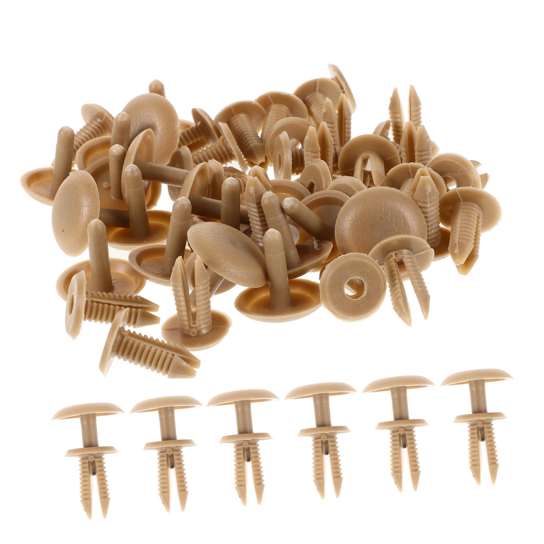 GANAZONO 30Stücke Auto Befestigungsklammern Kunststoff Push Pin Clips für Innen und Außenreparaturen für Kopfverkleidungen und Innenpaneele Beige GANAZONO 30Stücke Auto Befestigungsklammern Kunststoff Push Pin Clips für Innen und Außenreparaturen für Kopfverkleidungen und Innenpaneele Beige von GANAZONO