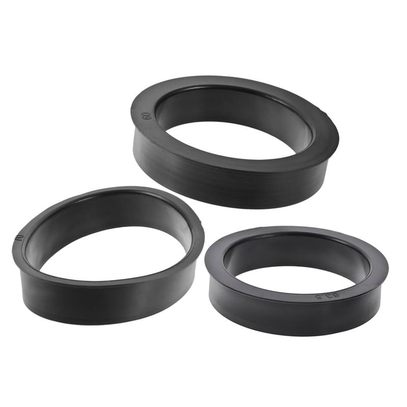 GANAZONO 3Stücke Auto Luftfilter Adapterringe Gummiringe für Ersatzringe für Verbesserte Motoransaugung und Fahrkomfort von GANAZONO