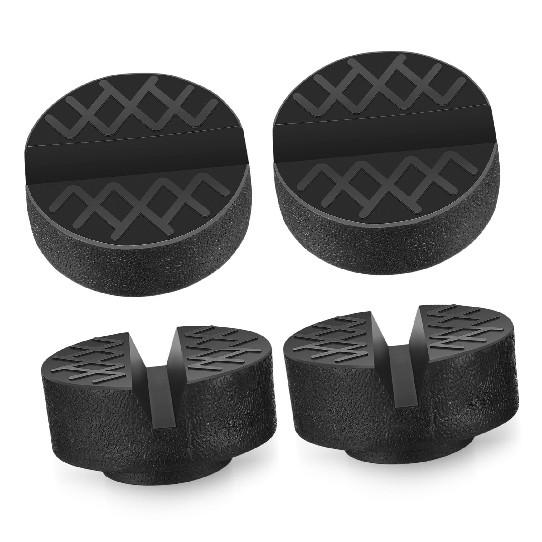 GANAZONO 4Stücke Jack Stand Pads für Fahrzeuge Einsetzbar rutschfest Hohe Härte Stabiler Halt für Wohnmobile und Schützt Chassis und Batterie von GANAZONO
