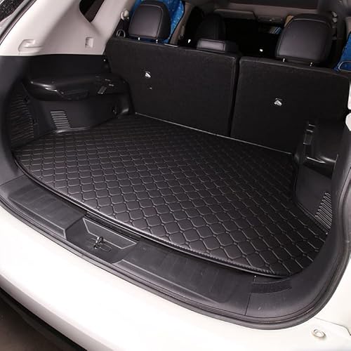 Auto Maßgeschneiderte Leder Kofferraummatten für Mazda Tribute 2004-2012, Langlebig Wasserdicht Kofferraumwanne Ladungsschutz-Innenausstattung,Black Auto Maßgeschneiderte Leder Kofferraummatten für Mazda Tribute 2004-2012, Langlebig Wasserdicht Kofferraumwanne Ladungsschutz-Innenausstattung,Black von GANDE
