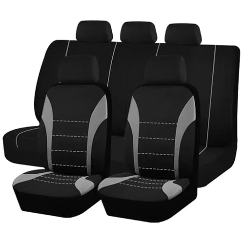 GANDUS Auto Sitzbezüge Set für BMW X3 G01 2017-2024, Autositzbezüge Komplettset mit Airbag kompatible Atmungsaktive Bequem Polyesternetz Auto Sitzschoner Set,A/White von GANDUS