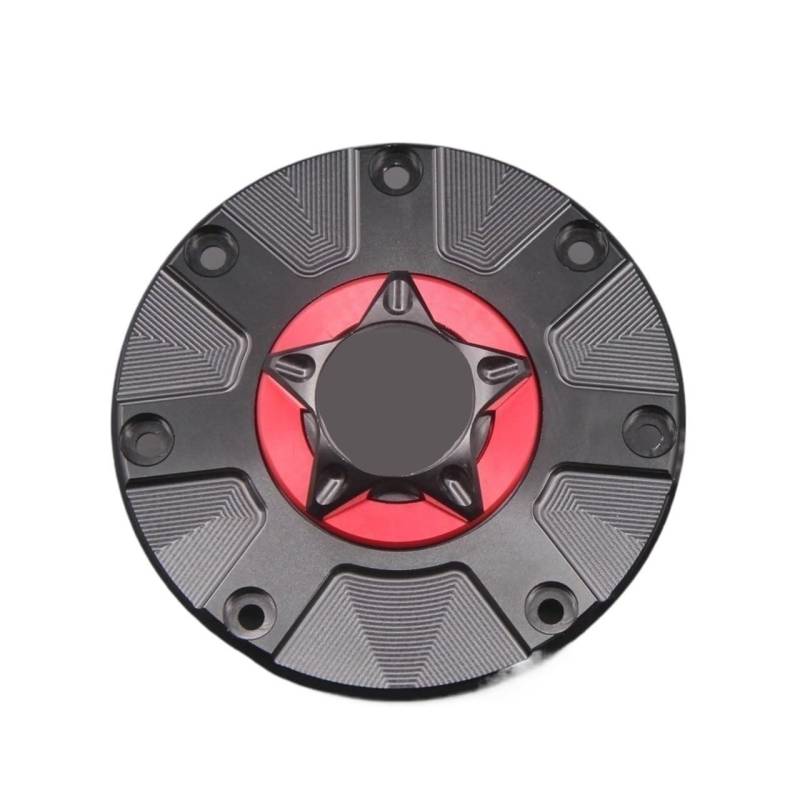Benzin Tankdeckel Schloss Keyless Für CB500/S 1994-2002 CB 500 Motorrad Zubehör Benzin Abdeckung Flüssigkeit Reservoir Cove Kraftstoff Gas Tank Kappe Abdeckung(Red 2) von GANGEV