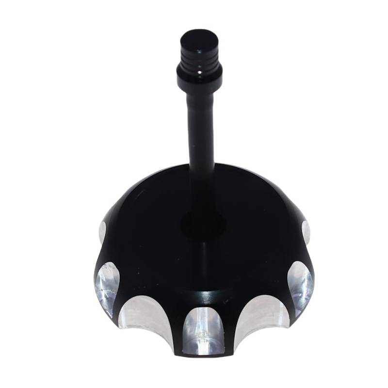 Benzin Tankdeckel Schloss Motorrad CNC Tankdeckel, Aluminiumlegierung Benzintankdeckel Abdeckung 60mm für CRF250 450 XR250 250R CRF450X(Black and red) von GANGEV