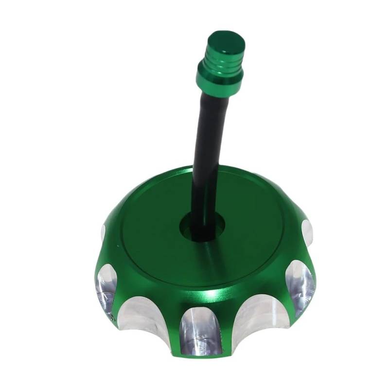 Benzin Tankdeckel Schloss Motorrad CNC Tankdeckel, Aluminiumlegierung Benzintankdeckel Abdeckung 60mm für CRF250 450 XR250 250R CRF450X(Green) von GANGEV