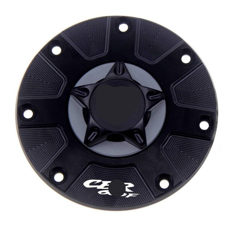 Benzin Tankdeckel Schloss Motorrad Keyless Kraftstoff Tankdeckel Abdeckung Für CBR600F 2011 2012 2013 2014 CBR 600F Flüssigkeit Reservoir Cove Zubehör(Gray with Logo) von GANGEV