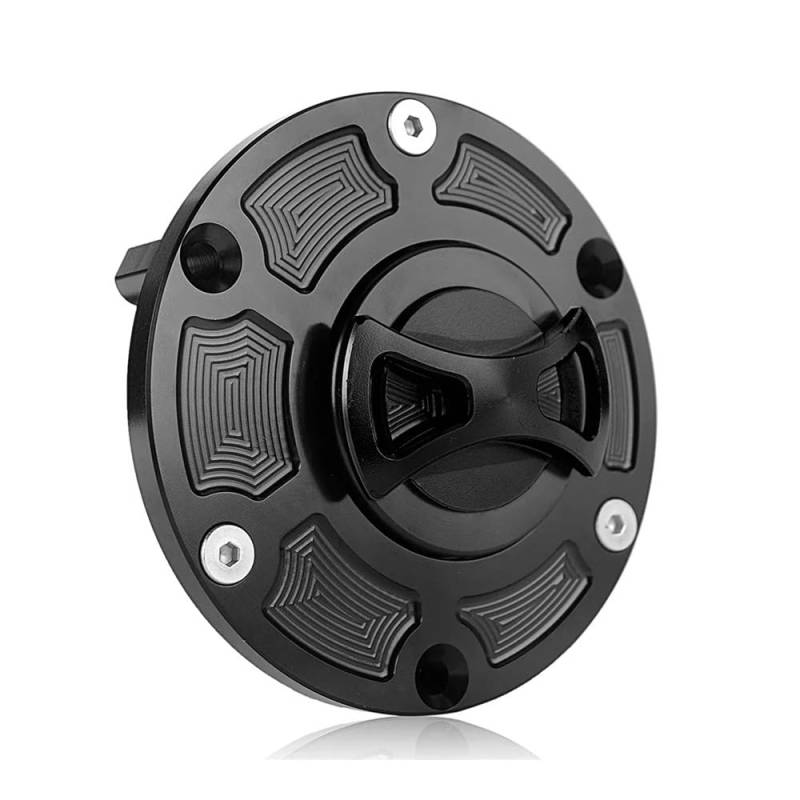 Benzin Tankdeckel Schloss Motorrad-Tankdeckel für G310GS G 310 GS G 310GS 2017-2020 G310R 2016-2020(Black and red) von GANGEV