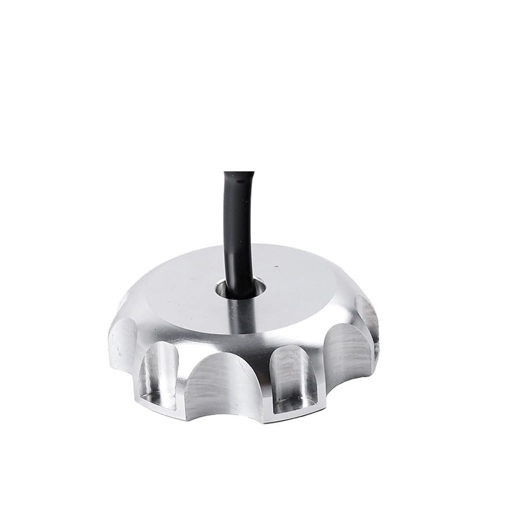 Benzin Tankdeckel Schloss Motorrad Zubehör Gas Kraftstoff Benzin Tankdeckel Abdeckung FÜR XR CRF CRF250R CRF250X CRF450R CRF450X XR250 XR650 XR600 XR400(Silver Set) von GANGEV