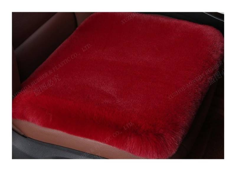 GANGEV Vordersitze universal 1Pc Winter Warme Auto Sitz Abdeckung Vorne Hinten Kissen Plüsch Protector Matte Weichen Bequemen Stuhl Kissen Zubehör Universal von GANGEV