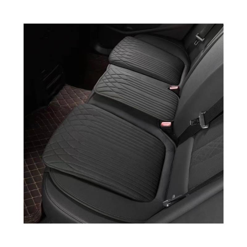 GANGEV Vordersitze universal 54 cm Atmungsaktives Autokissen PU Nutzfahrzeug Rutschfestes Stützpolster Universal High Rebound Schwamm Sitzbezug von GANGEV