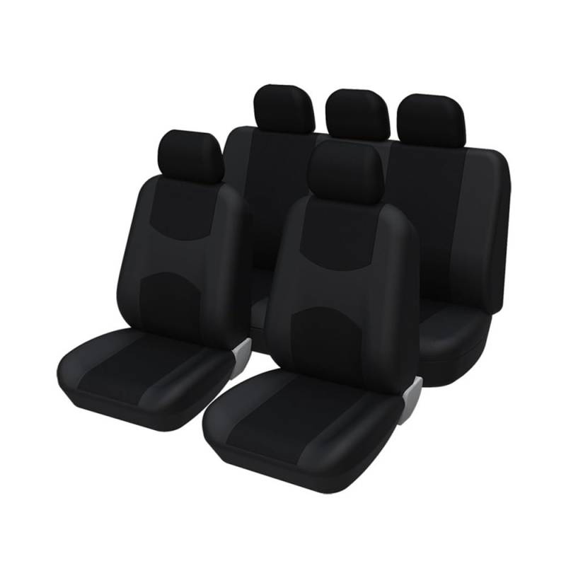 GANGEV Vordersitze universal Auto Sitzbezug Abnehmbare Kopfstützen Universal Abdeckungen Auto Für Wartburg 353 Für Tourist Für Vector M12 von GANGEV