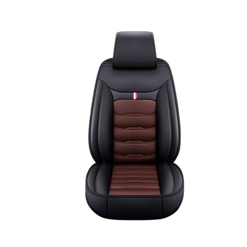 GANGEV Vordersitze universal Auto-Vollsitzbezug PU-Autositzschutz-Design Geteilte Sitzbank Vorne Und Hinten Kompatibler Bezug Passend Für Die Meisten Auto-SUV von GANGEV