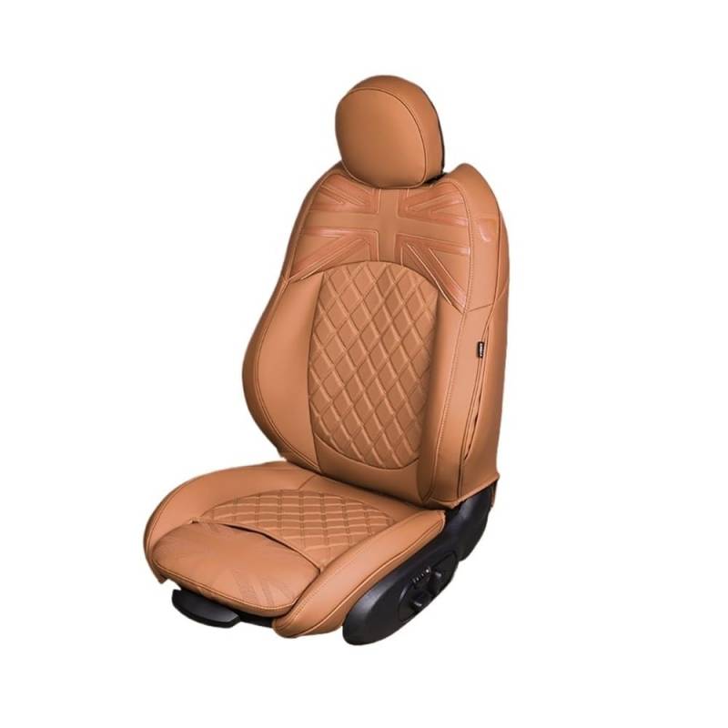 GANGEV Vordersitze universal Auto-Vordersitzbezug, Kissenpolster Für Cooper R50 R52 R53 R55 R56 R57 R58 R59 R60 R61 F54 F55 F56 F57 F60 2022 2021 2020 von GANGEV