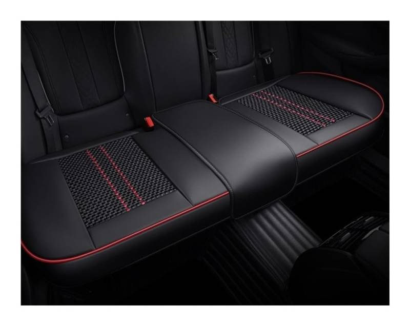GANGEV Vordersitze universal Autositz-Schutzbezug Atmungsaktives PU-Fahrersitz Rutschfestes Kissen Universalgröße Auto-Innenraummatte Für Dekorieren von GANGEV