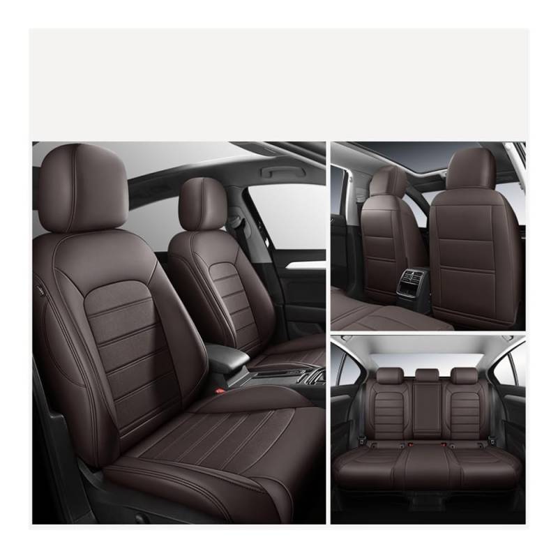 GANGEV Vordersitze universal Autositzbezüge Für A4 B8 Für A3 8P TT Mk2 Für A5 Sportback Für Q3 Für A6 C8 Für Q7 4L Für Q5 Q2 A1 PU-Innenausstattung Autozubehör von GANGEV