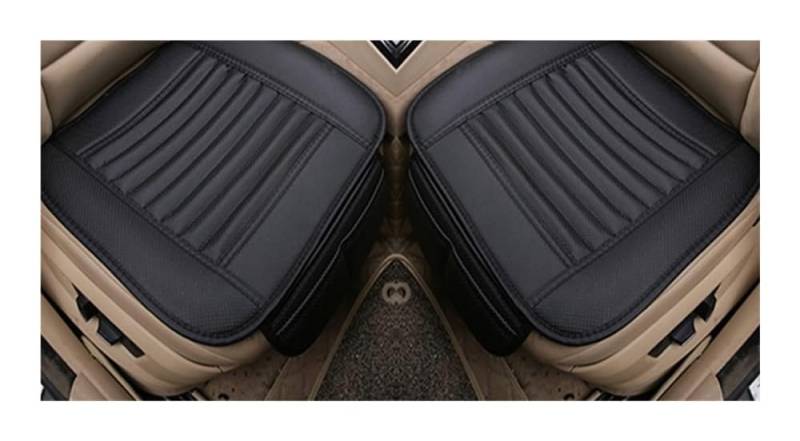 GANGEV Vordersitze universal Autositzbezüge PU-Sitzbezug-Kissen Universal-Autositzschutzkissen-Sets Innenstuhlmatten Pad Zubehör von GANGEV