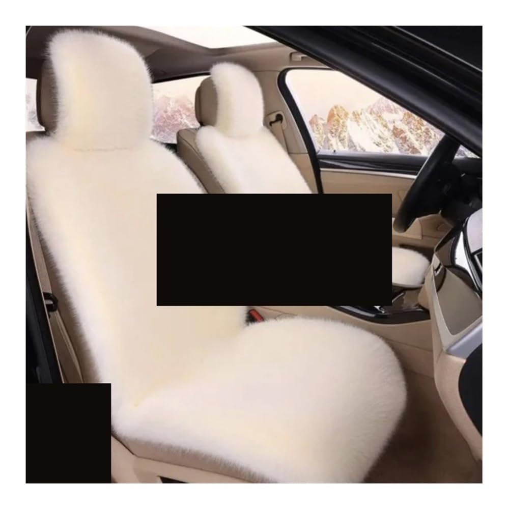 GANGEV Vordersitze universal Autositzbezüge Set Fell Vorne Auto Sitzkissen Fell Universal Auto Sitzbezug Winter Warm Plüsch Weich GANGEV Vordersitze universal Autositzbezüge Set Fell Vorne Auto Sitzkissen Fell Universal Auto Sitzbezug Winter Warm Plüsch Weich von GANGEV