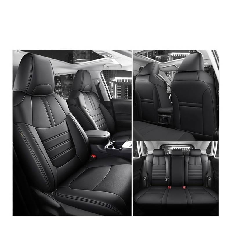 GANGEV Vordersitze universal Autositzbezug Speziell Für RAV4 2020 2021 2022 2023–2024, Komplett Bezogen, Mit Komplettem Set Für Vorne Und Hinten von GANGEV