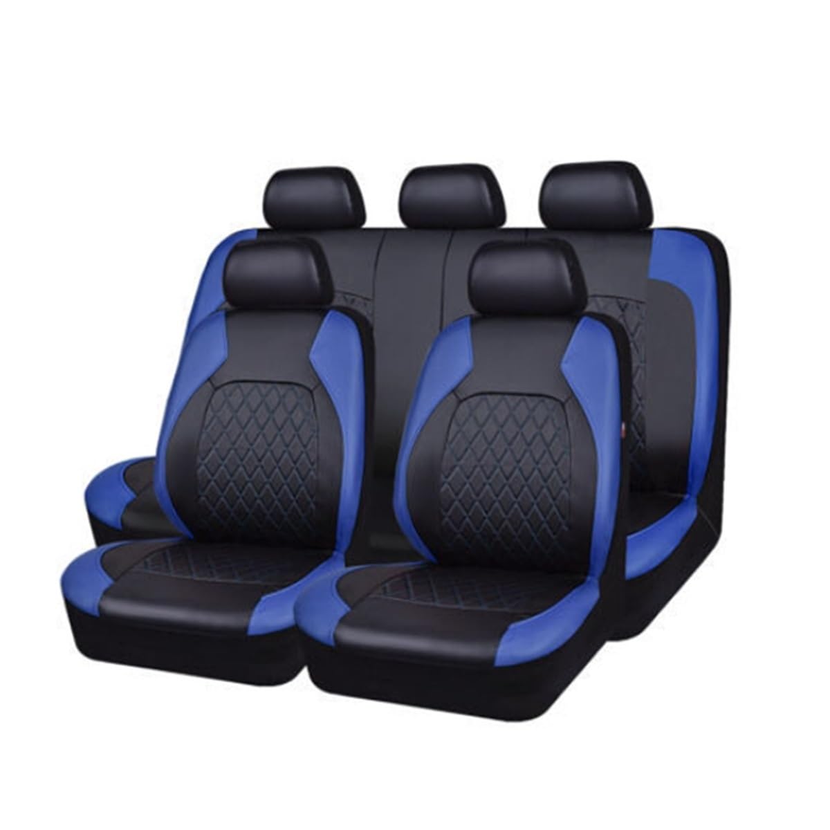 GANGEV Vordersitze universal Hochwertiger PU-Autoinnenraum Mit 5/2-teiligen Gewindepress-Sitzbezügen Kompatiblen Atmungsaktiven Werkzeugen GANGEV Vordersitze universal Hochwertiger PU-Autoinnenraum Mit 5/2-teiligen Gewindepress-Sitzbezügen Kompatiblen Atmungsaktiven Werkzeugen von GANGEV