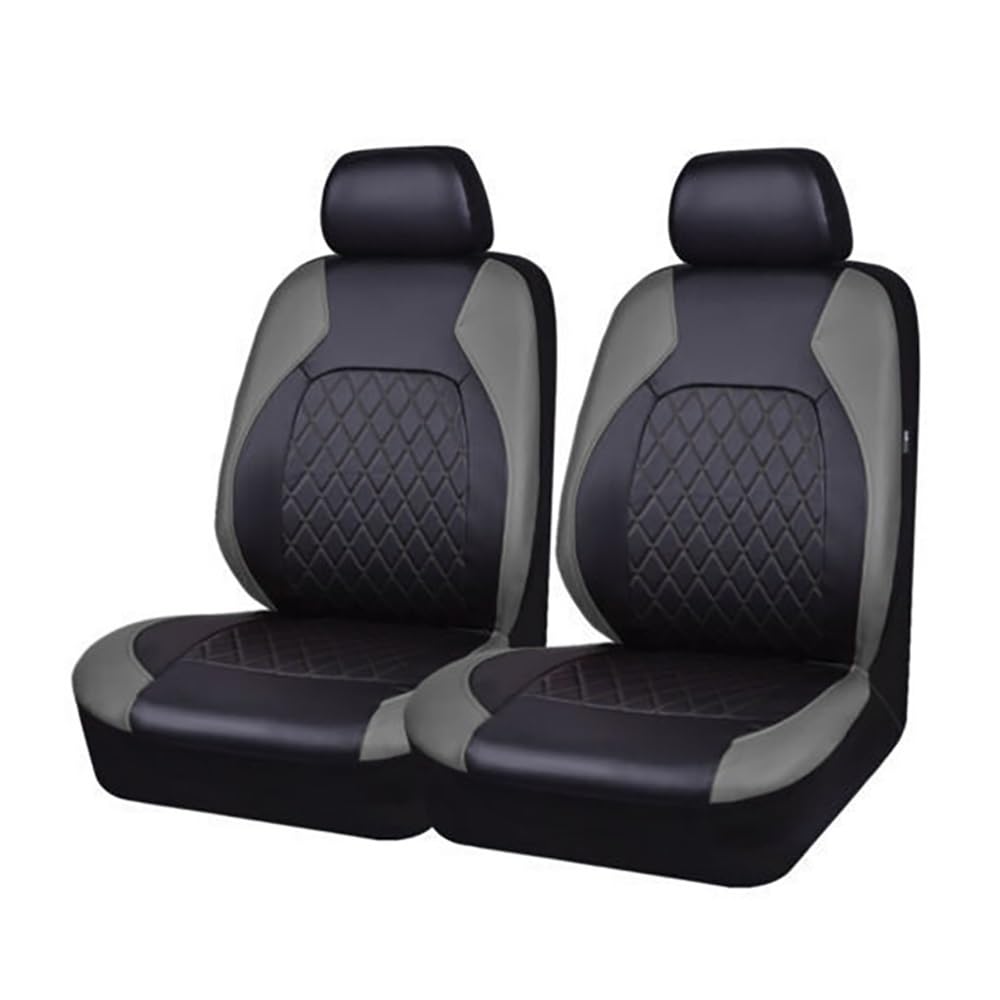 GANGEV Vordersitze universal Hochwertiger PU-Autoinnenraum Mit 5/2-teiligen Gewindepress-Sitzbezügen Kompatiblen Atmungsaktiven Werkzeugen GANGEV Vordersitze universal Hochwertiger PU-Autoinnenraum Mit 5/2-teiligen Gewindepress-Sitzbezügen Kompatiblen Atmungsaktiven Werkzeugen von GANGEV