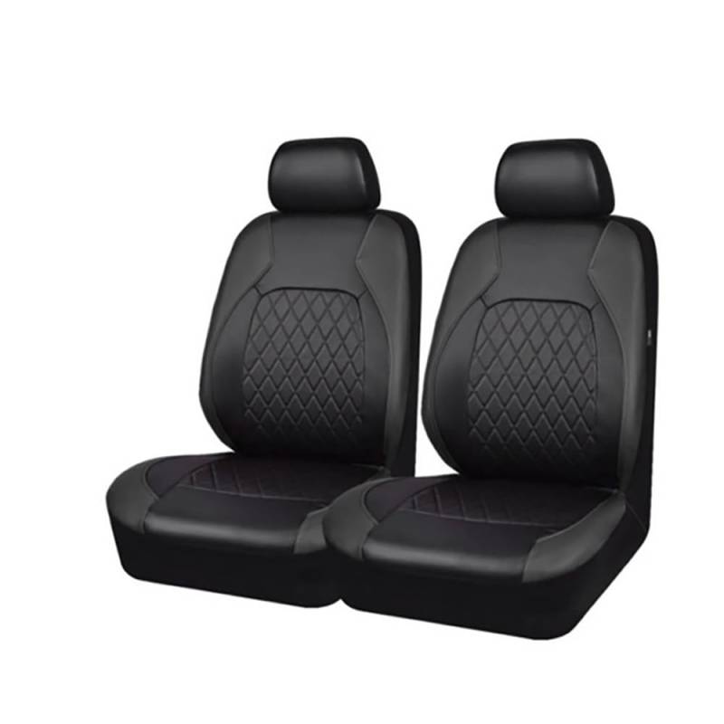 GANGEV Vordersitze universal Hochwertiger PU-Autoinnenraum Mit 5/2-teiligen Gewindepress-Sitzbezügen Kompatiblen Atmungsaktiven Werkzeugen von GANGEV