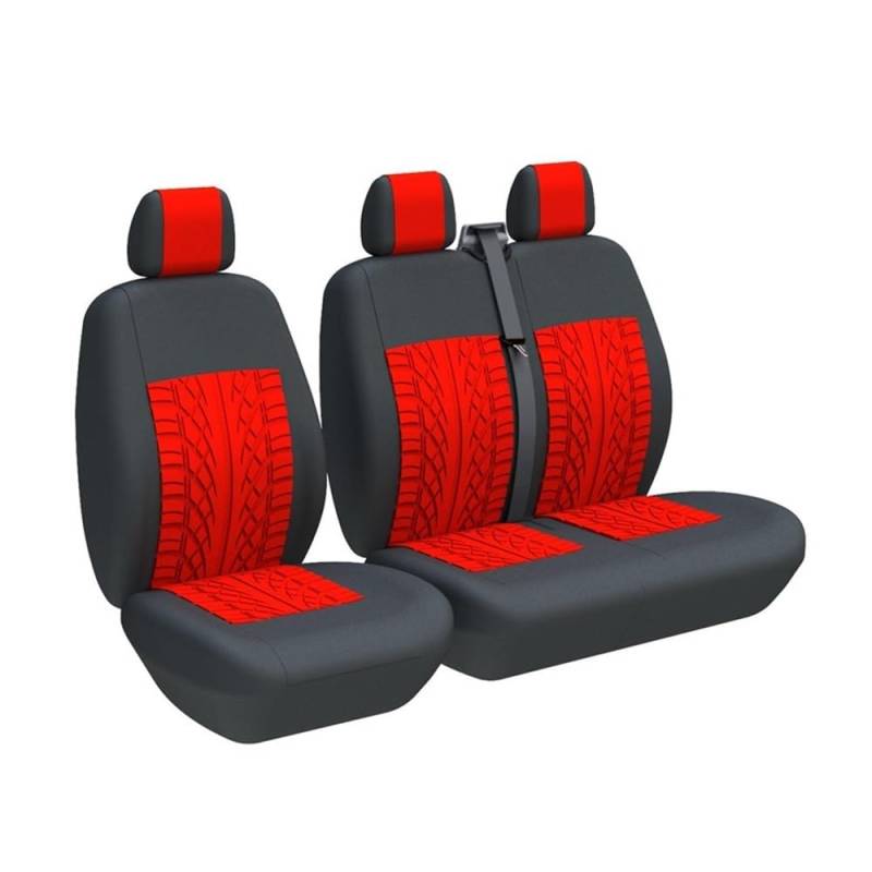 GANGEV Vordersitze universal LKW 2+1 Sitzbezüge Universal Vans Sitzschutz Für Relay Für Transit Für Antara Für Maste von GANGEV