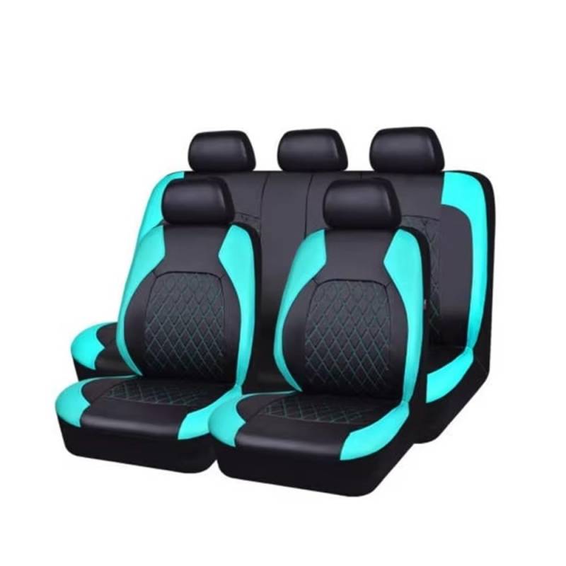 GANGEV Vordersitze universal Universal Auto PU Sitzbezug Pad Bequeme Sitzbezüge Schutz Auto Stuhl Protector Vier Saison Innen Zubehör von GANGEV