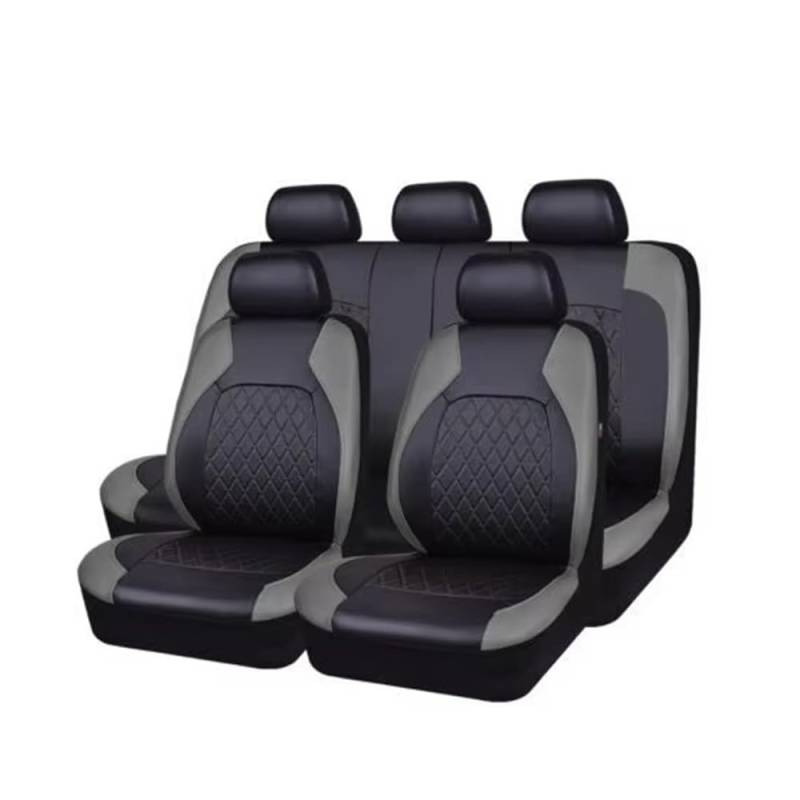 GANGEV Vordersitze universal Universal Auto PU Sitzbezug Pad Bequeme Sitzbezüge Schutz Auto Stuhl Protector Vier Saison Innen Zubehör von GANGEV