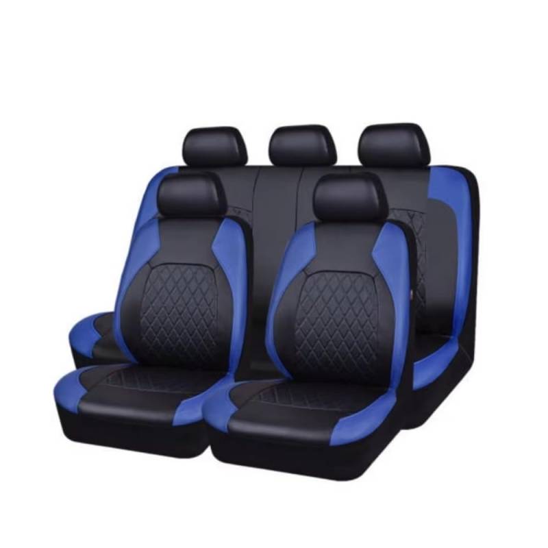 GANGEV Vordersitze universal Universal Auto PU Sitzbezug Pad Bequeme Sitzbezüge Schutz Auto Stuhl Protector Vier Saison Innen Zubehör von GANGEV