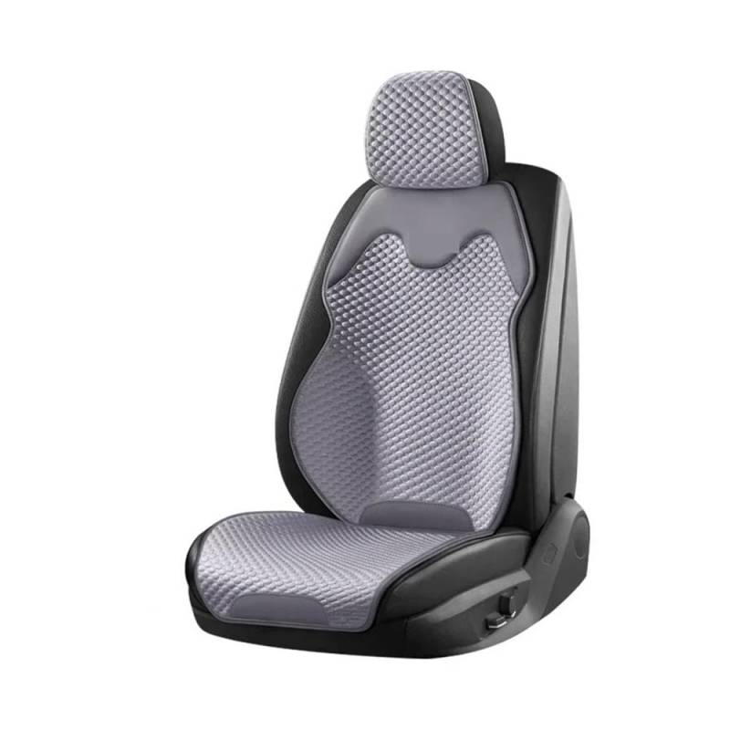 GANGEV Vordersitze universal Universal-Autositzbezug Vier-Jahreszeiten-Auto-Eisseide Atmungsaktive Sitzbezüge Für Das Auto Coole Sitzbezüge Schutz Autozubehör von GANGEV