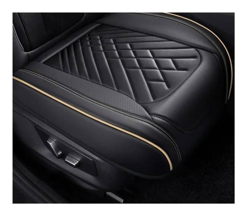 GANGEV Vordersitze universal Universal Style PU-Autositzbezugkissen Für Golf Für Passat CC Für Touran Für Tiguan Für Phaeton Für T-ROC Zubehör von GANGEV
