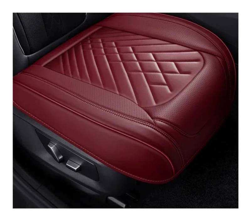 GANGEV Vordersitze universal Universal Style PU-Autositzbezugkissen Für Golf Für Passat CC Für Touran Für Tiguan Für Phaeton Für T-ROC Zubehör von GANGEV