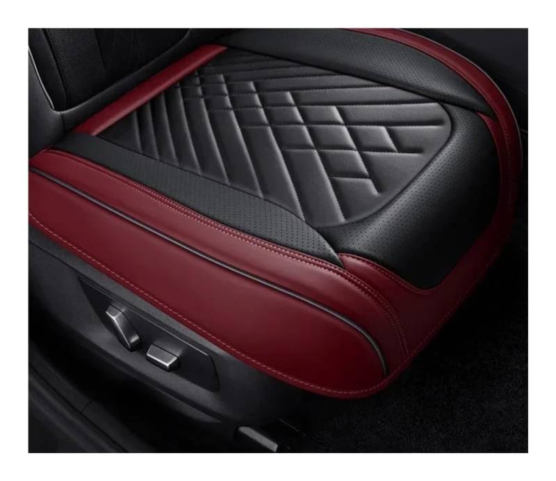 GANGEV Vordersitze universal Universal Style PU-Autositzbezugkissen Für Golf Für Passat CC Für Touran Für Tiguan Für Phaeton Für T-ROC Zubehör von GANGEV