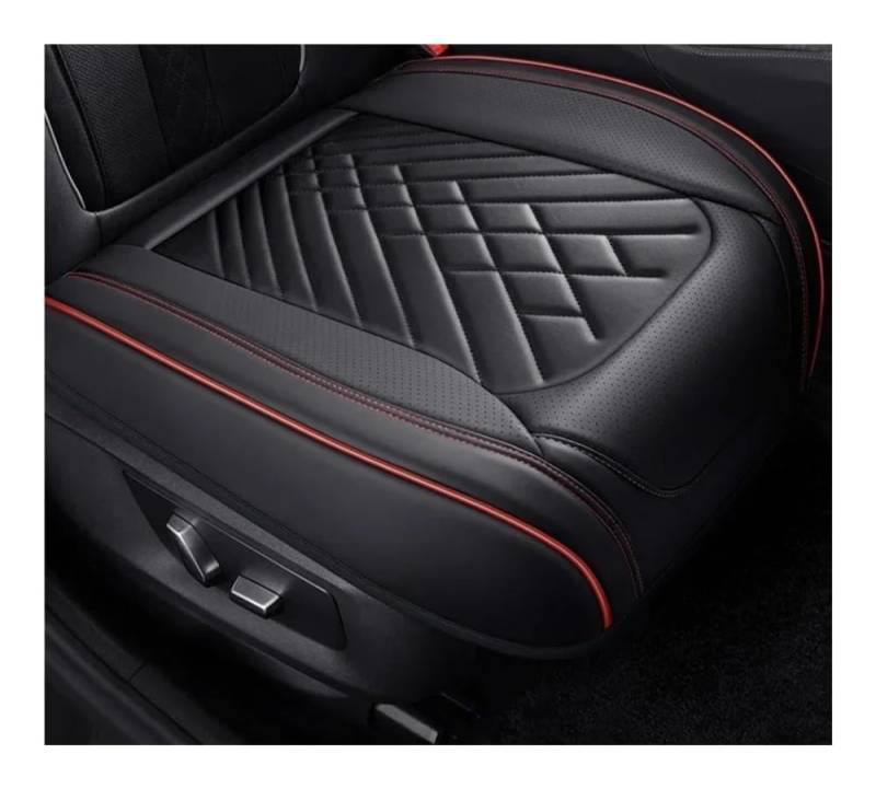 GANGEV Vordersitze universal Universal Style PU-Autositzbezugkissen Für Golf Für Passat CC Für Touran Für Tiguan Für Phaeton Für T-ROC Zubehör von GANGEV