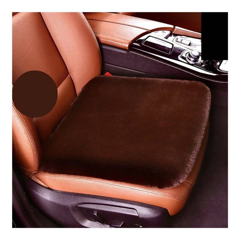 GANGEV Vordersitze universal Universal Winter Auto Sitzkissen Nachahmung Kaninchen Fell Auto Sitz Abdeckung Dicken Plüsch Weich Und Warm von GANGEV