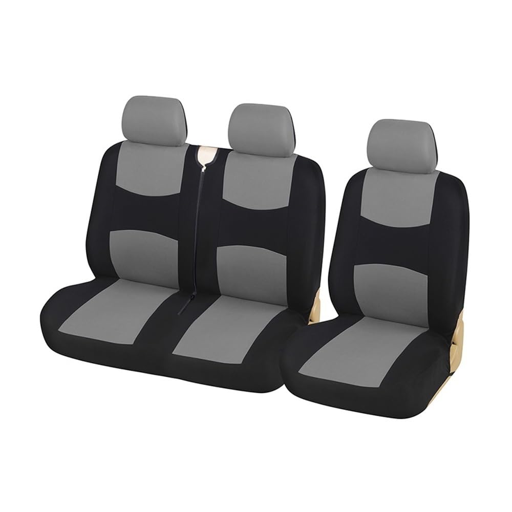GANGEV Vordersitze universal Universelle 2+1 Van-Sitzbezüge Aus Strapazierfähigem Stoff Passend Für Die Meisten Vans - Einzel-Autositzbezüge Für Vivaro Für Transit GANGEV Vordersitze universal Universelle 2+1 Van-Sitzbezüge Aus Strapazierfähigem Stoff Passend Für Die Meisten Vans - Einzel-Autositzbezüge Für Vivaro Für Transit von GANGEV