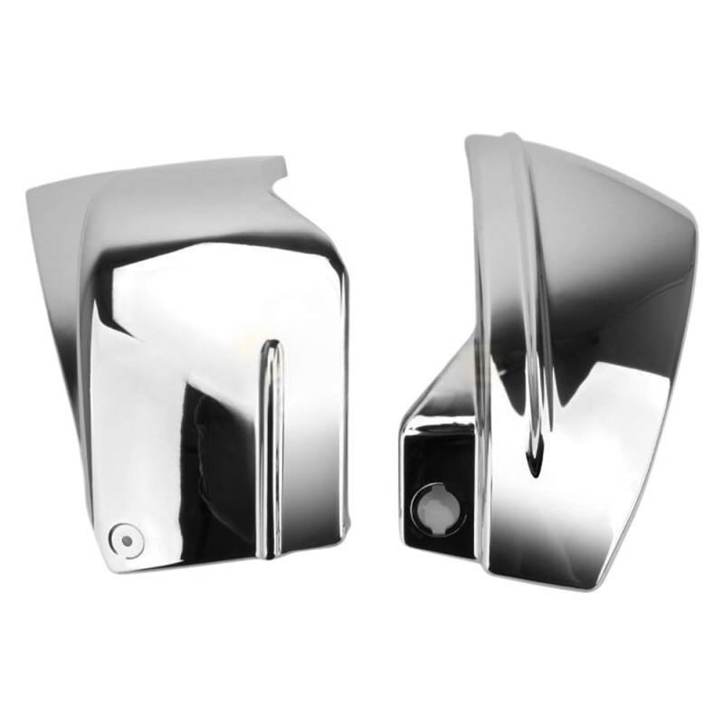 Motorräder Winglets Front Motorrad Batterie Side Verkleidung Abdeckung Schutz Schützen Für V-Star 650 Für DragStar 650 XVS650 XVS650A von GANGEV