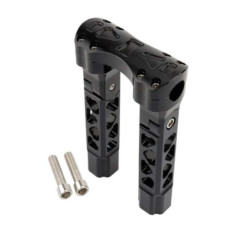 Riser lenkeradapter Motor 1" 25mm Motorradklemm-Lenkererhöhung Gerade Eingestellt Für Sportster 883 1200 Touring Dyna Softail Fatboy von GANGEV