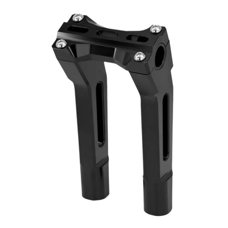 Riser lenkeradapter Motor Motorrad 10'' Lenker Riser Clamp Für Touring Sportster XL XR Dyna Softail Electra Glide Fatboy FXDB von GANGEV