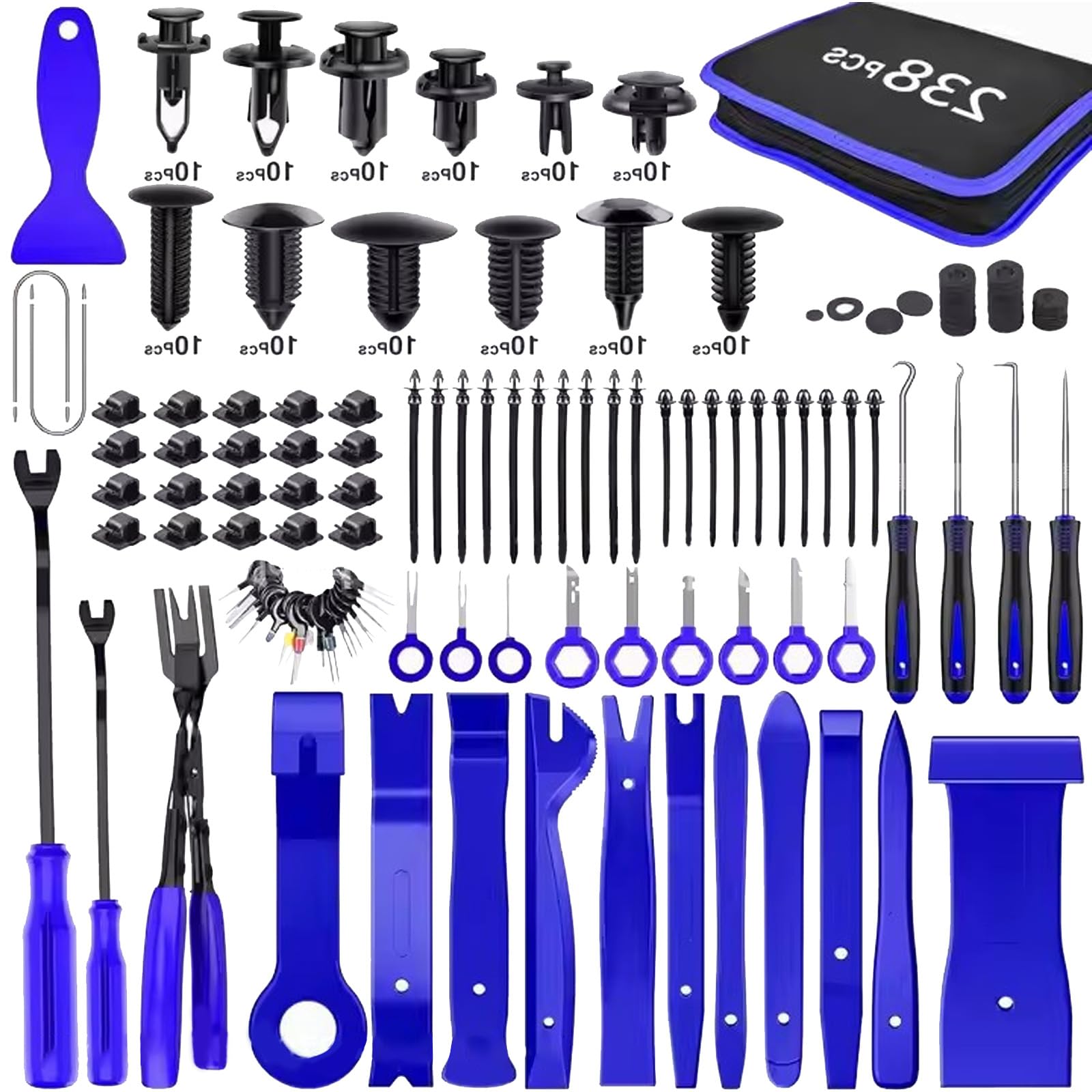 GAOFESA Professionelles Auto Reparatur Werkzeug Set 238pcs Enthält Pray Stangenclip Entferner Schraubendreher Upgrades Für Die Automatische Stereoanlage GAOFESA Professionelles Auto Reparatur Werkzeug Set 238pcs Enthält Pray Stangenclip Entferner Schraubendreher Upgrades Für Die Automatische Stereoanlage von GAOFESA