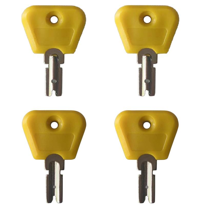 GAOHOU 4 Stück Ersatz Clark Gabelstapler Zündschlüssel für Clark Gabelstapler 2368655 1492154 2035830 2782017 Hyster 379902 Gabelstapler von GAOHOU